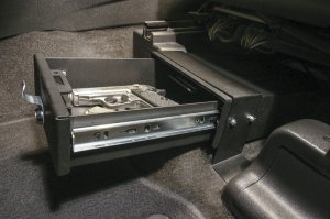 Ford Explorer Underseat Drawer - Front - Tuffy Products - Standard Key - Black - `11-`24 Ford Explorer Underseat Drawer - Front - Tuffy Products - Standard Key - Black - `11-`24